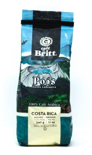 Imagen de CAFÉ BRITT POÁS TIERRA VOLCÁNICA MOLIDO 340 G