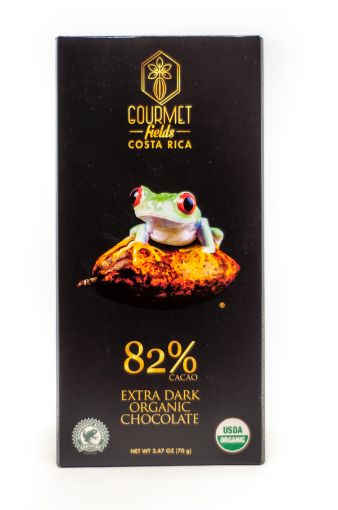 Imagen de CHOCOLATE ORGÁNICO GOURMET FIELDS 82% CACAO 100 G