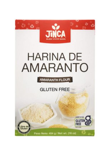 Imagen de HARINA DE AMARANTO JINCA FOODS SIN GLÚTEN 454 g 