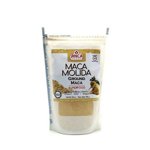 Imagen de MACA MOLIDA JINCA FOODS DOYPACK 250 g 