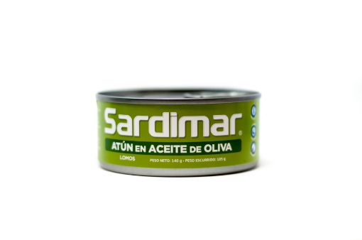 Imagen de ATÚN SARDIMAR LOMOS EN ACEITE DE OLIVA 105 g 