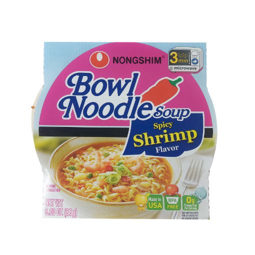 Imagen de SOPA INSTANATANEA NONGSHIM SABOR CAMARON PICANTE 86 g 