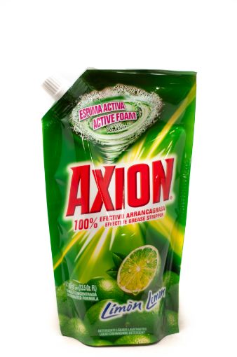 Imagen de LAVAPLATOS AXION LÍQUIDO LIMÓN DOY PACK 400.00 ML