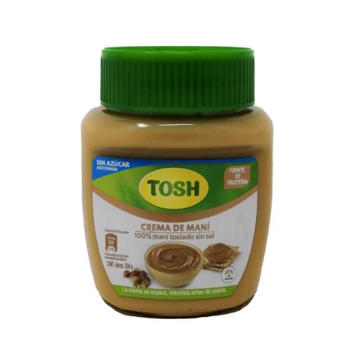 Imagen de MANTEQUILLA DE MANI TOSH 300 G 