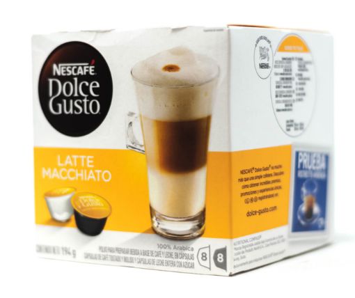 Imagen de CÁPSULAS CAFÉ NESCAFÉ DOLCE GUSTO MACCHIATO LATTE 194 G