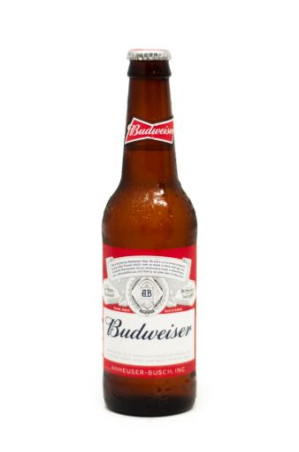 Imagen de CERVEZA  BUDWEISER VIDRIO CLARA 355 ml 