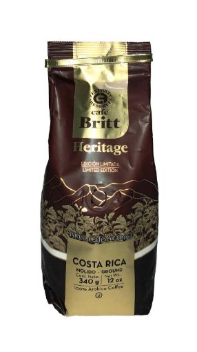 Imagen de CAFÉ BRITT HERITAGE EN GRANO 340.00 G