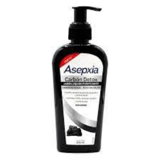 Imagen de JABÓN LÍQUIDO ASEPXIA CARBÓN DETOX 200 ml 