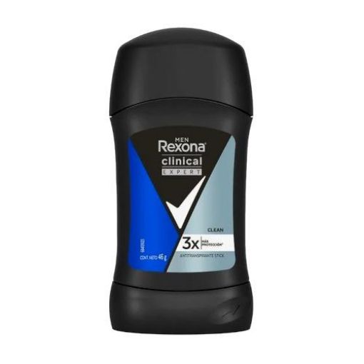 Imagen de DESODORANTE REXONA CLINICAL EXPERT CLEAN PARA HOMBRE EN BARRA 46 g 