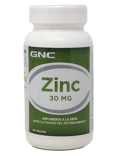 Imagen de SUPLEMENTO GNC ZINC 30 MG EN CÁPSULAS 