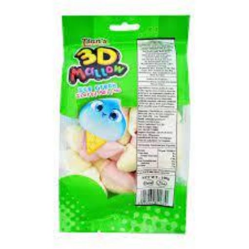 Imagen de MARSHMALLOW TIANS ICE CREAM RELLENO 3D CHOCOLATE 100.00 G