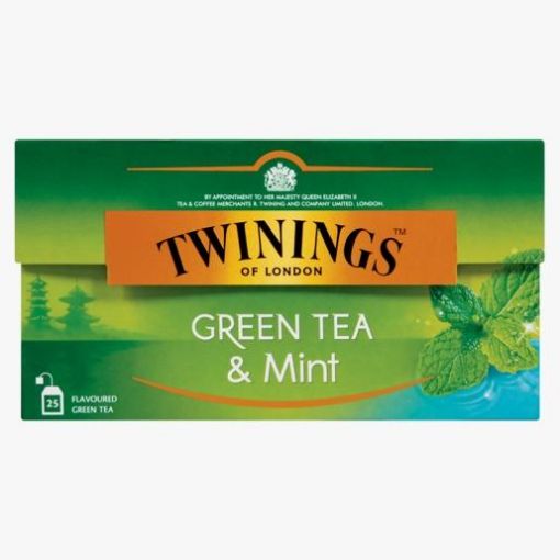 Imagen de TÉ VERDE TWININGS CON MENTA 25 UND 38 G