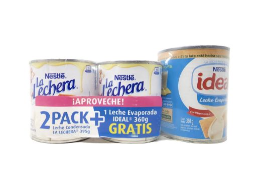 Imagen de OFERTA NESTLÉ 1150 G - 2 UND LECHE CONDENSADA 395 G + LECHE EVAP 360 g 