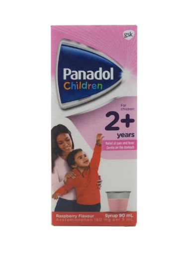 Imagen de JARABE PANADOL PARA NIÑO FRAMBUESA 90,00 ml 