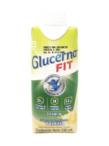 Imagen de COMPLEMENTO ALIMENTICIO GLUCERNA FIT VAINILLA 330,00 ml 