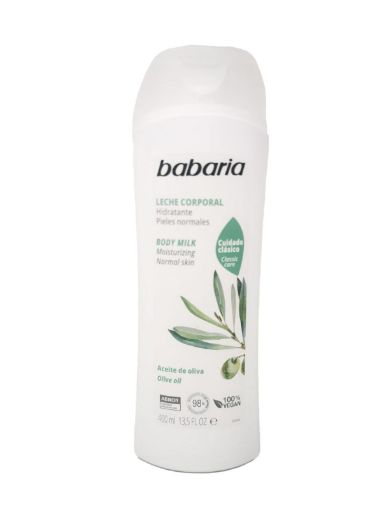 Imagen de CREMA CORPORAL BABARIA CUIDADO CLÁSICO CON ACEITE DE OLIVA 400 ml 