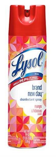 Imagen de DESINFECTANTE LYSOL AROMA MANGO & HIBISCUS EN AEROSOL 548 g 