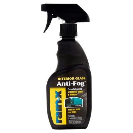 Imagen de LIMPIADOR RAIN-X ANTI NEBLINA PARA PARABRISAS & ESPEJOS EN SPRAY  355 ml 