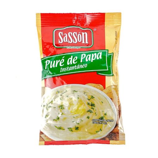 Imagen de PREMEZCLA SASSON PARA PURÉ DE PAPA INSTANTÁNEO 100 g 