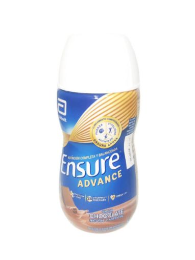 Imagen de COMPLEMENTO ALIMENTICIO ENSURE ADVANCE CHOCOLATE LÍQUIDO 220.00 ML