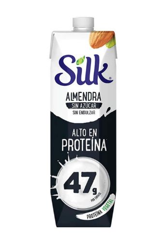 Imagen de BEBIDA DE ALMENDRA SILK ALTA EN PROTEÍNA SIN AZÚCAR 946 ML