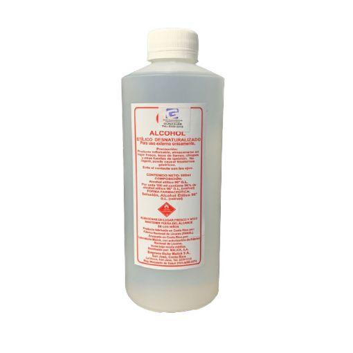 Imagen de ALCOHOL PURO DHG 96 GRADOS 500 ml 