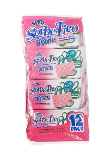 Imagen de SORBETO JACK'S SORBETICO RODITAS 12 UND  300.00 G