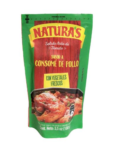 Imagen de SALSA  NATURAS LISTA DE TOMATE CONSOMÉ DE POLLO 100 g 