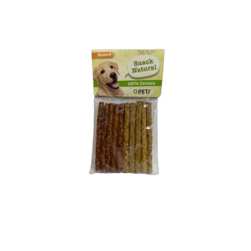 Imagen de SNACKS MAS Q PETS PARA MASCOTAS CHURRO POLLO-CARNE 10 und 