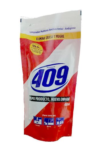 Imagen de LIMPIADOR FORMULA 409 MULTIUSO DOYPACK 450 ml 