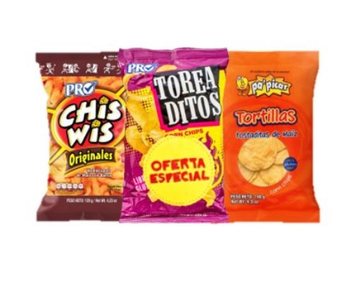 Imagen de OFERTA PRO 420 G - 3 UND SNACKS FIESTA 