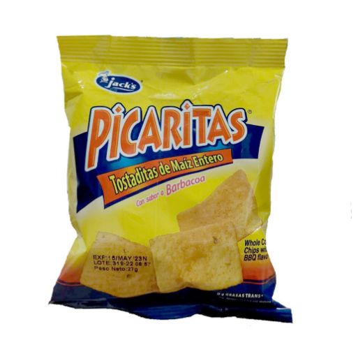 Imagen de TOSTADITAS DE MAÍZ JACK'S PICARITAS 27.00 G