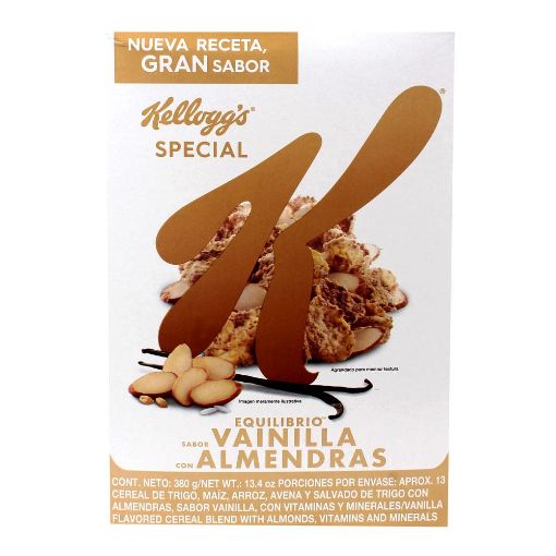 Imagen de CEREAL KELLOGGS EQUILIBRIO VAINILLA CON ALMENDRAS CAJA 380,00 g 