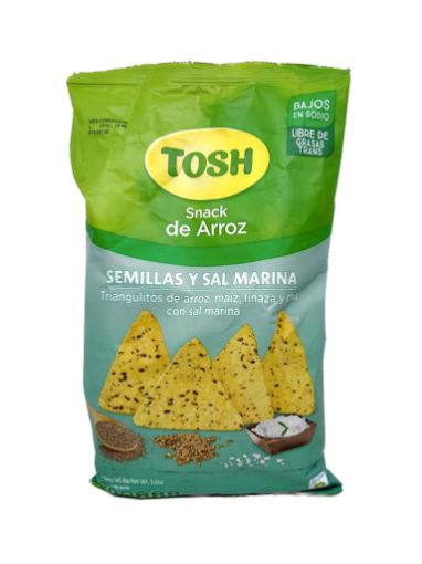 Imagen de SNACKS TOSH DE ARROZ SEMILLAS & SAL MARINA 141,80 g 