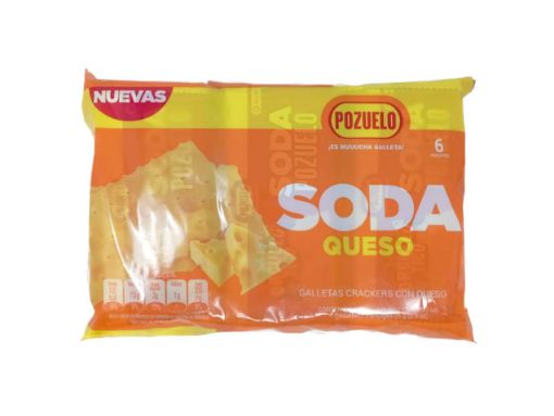 Imagen de GALLETA POZUELO SODA CON QUESO 6 UND 150,00 g 