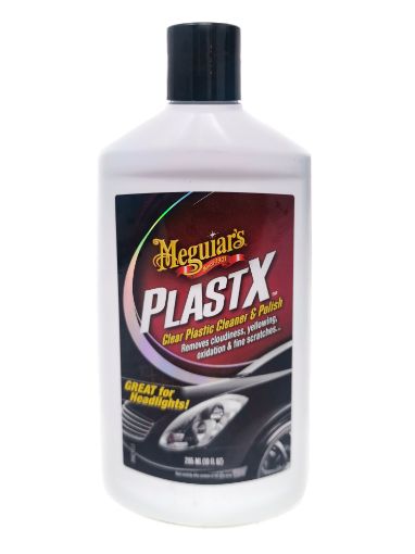 Imagen de RESTAURADOR MEGUIARS PLAST-X CLARO PARA PLASTICO TRANSPARENTE 295 ML