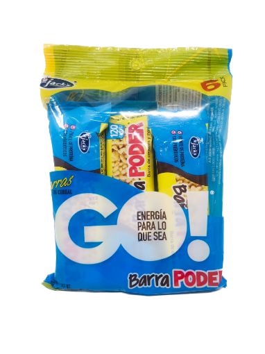 Imagen de BARRA DE CEREAL JACK'S GO! BARRA PODER 6 UND 150.00 G