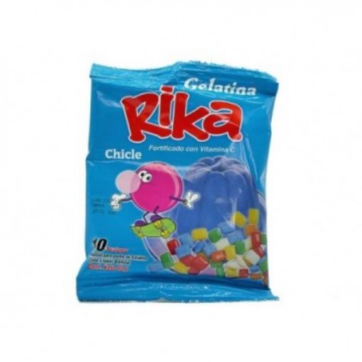 Imagen de GELATINA RIKA SABOR CHICLE 80 g 