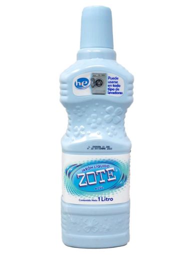 Imagen de DETERGENTE LÍQUIDO ZOTE AZUL 1000 ml 