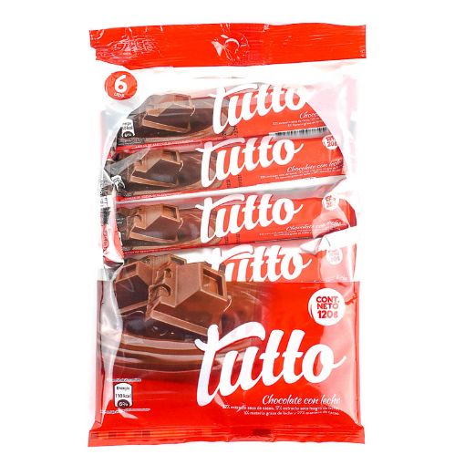 Imagen de CHOCOLATE TUTTO 6 UND 120 G