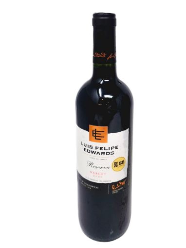 Imagen de VINO TINTO LUIS FELIPE EDWARDS RESERVA MERLOT 750 ml 