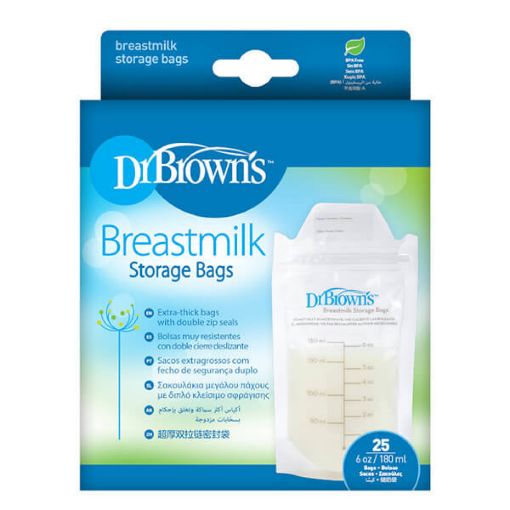 Imagen de BOLSA DR BROWNS PARA ALMACENAR LECHE 25 UND 1 und 