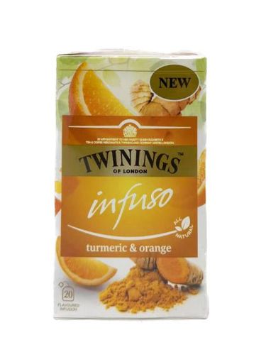 Imagen de INFUSIÓN TWININGS CÚRCUMA & NARANJA 20 UND 40.00 g 