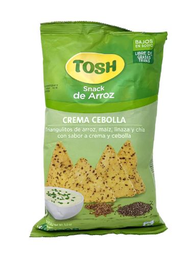 Imagen de SNACKS TOSH DE ARROZ CREMA CEBOLLA 141,8 g 