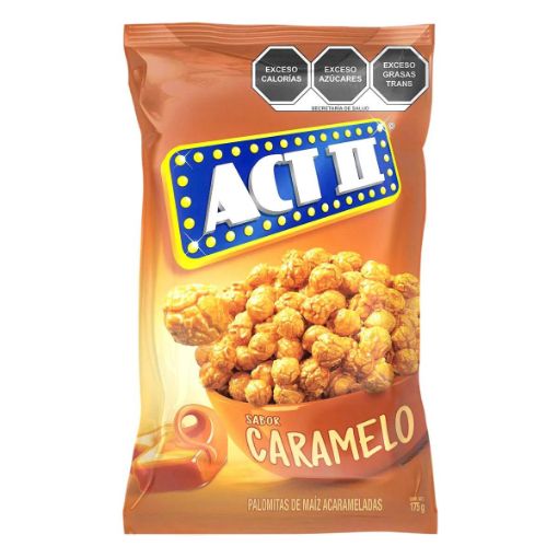 Imagen de PALOMITAS DE MAÍZ ACT II CARAMELO 175 g 