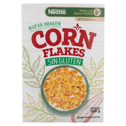 Imagen de CEREAL NESTLÉ CORN FLAKES SIN GLUTEN CAJA 500 g 