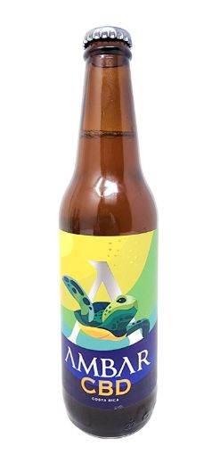 Imagen de CERVEZA AMBAR CBD BOTELLA  350 ml 