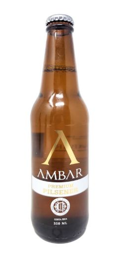 Imagen de CERVEZA AMBAR PREMIUM PILSENER BOTELLA 350 ml 