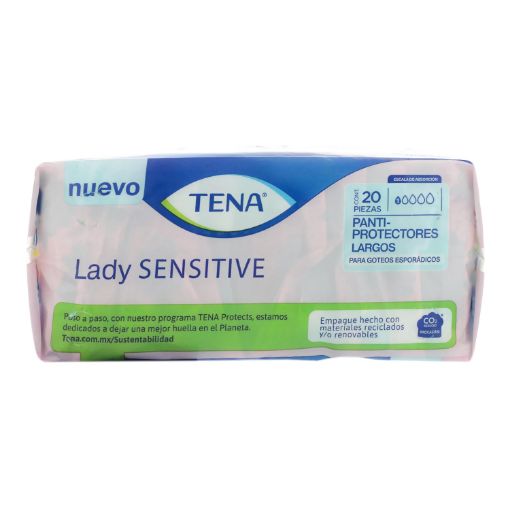 Imagen de PROTECTORES FEMENINOS TENA LADY SENSITIVE LARGOS 20 und 