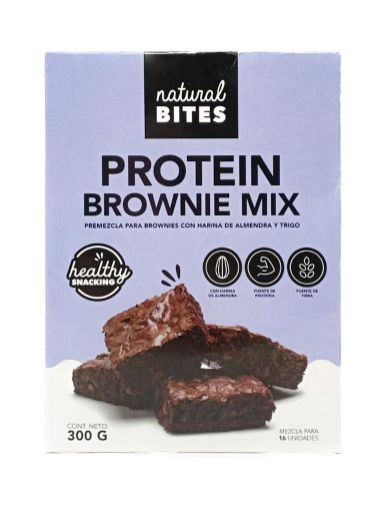 Imagen de PREMEZCLA NATURAL BITES DE HARINA DE ALMENDRA & TRIGO PARA BROWNIE 300,00 g 